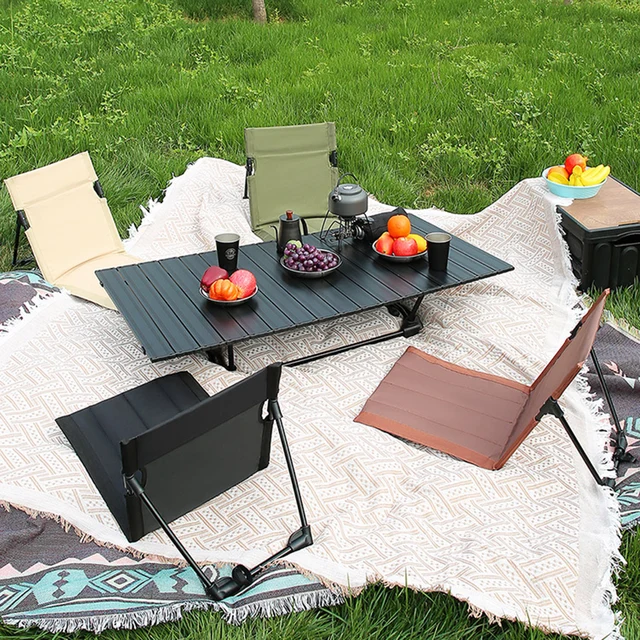 TARKA Camping Single Lazy Chair – Lightweight Folding Beach, Picnic & Park Chair with Backrest 4
