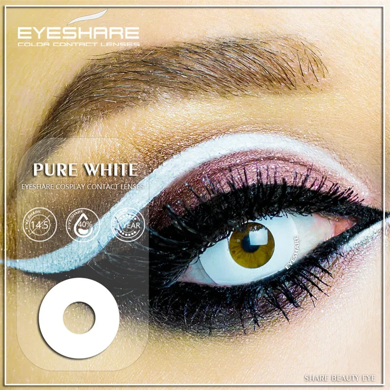 Vibrant Cosplay Halloween Contact Lenses - Yearly Cosmetic Eye Enhancers