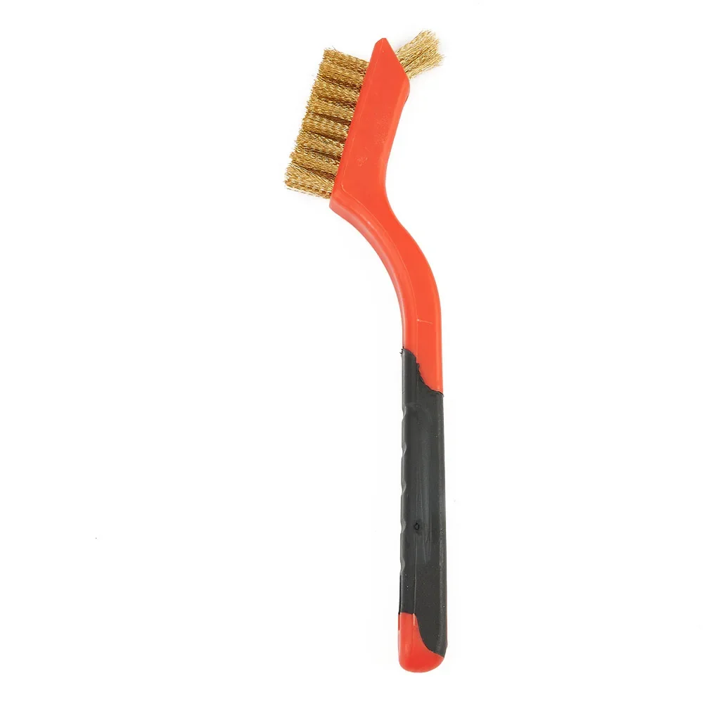 Wire Brush Steel Wire Wheel Brush Wheel High Strength Nylon Handle Polishing Rust Remover 1pcs Cleaning