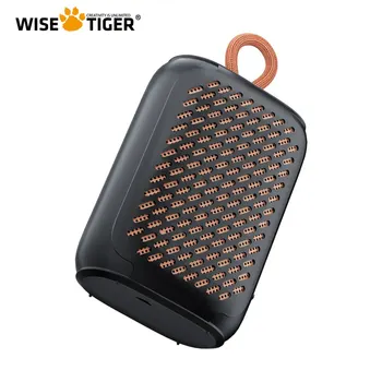 Wisetiger 미니 휴대용 블루투스 스피커, IPX7 방수, 방진, 6W, 12H 재생 시간, TWS 마이크, 가장 큰 사운드, 가장 작은 크기