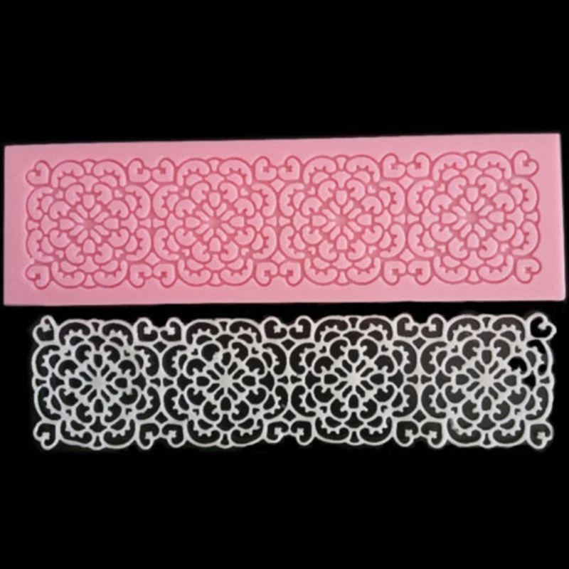 

Wedding Cake Silicone Beautiful Flower Lace Fondant Mold Mousse Sugar Craft Icing Mat Pad Pastry Cake Decorating Tools