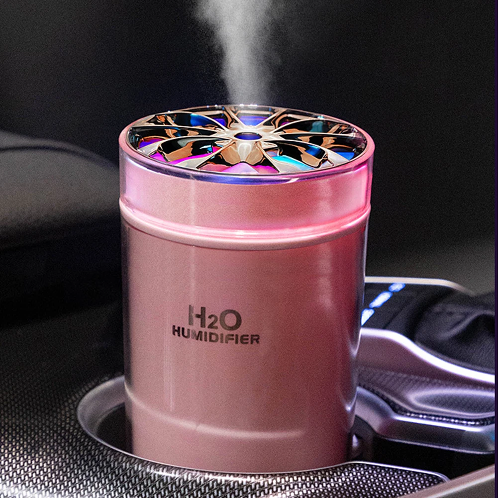 Car Air Freshener Colorful Night Light 300ml Home Aroma Diffuser USB Powered Mini Mist Humidifier Timer for Car Room Home Office