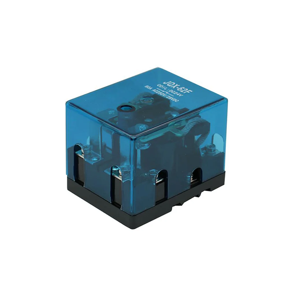 

JQX-62F-2Z Coil Voltage DC 24V 80A DPDT Electronmagnetic Relay,High Power Relay DC24V