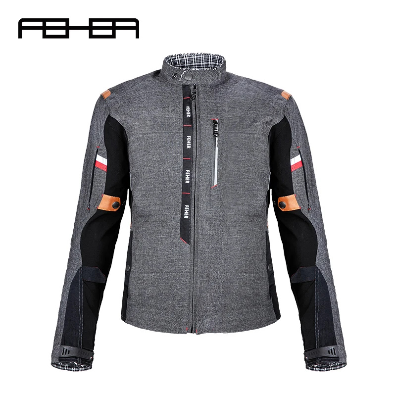 

FEHER Motorcycle Casual Jacket Motocross Motorbike Cycling Riding Mesh Jackets Outdoor Touring Travel Sport Race For Men