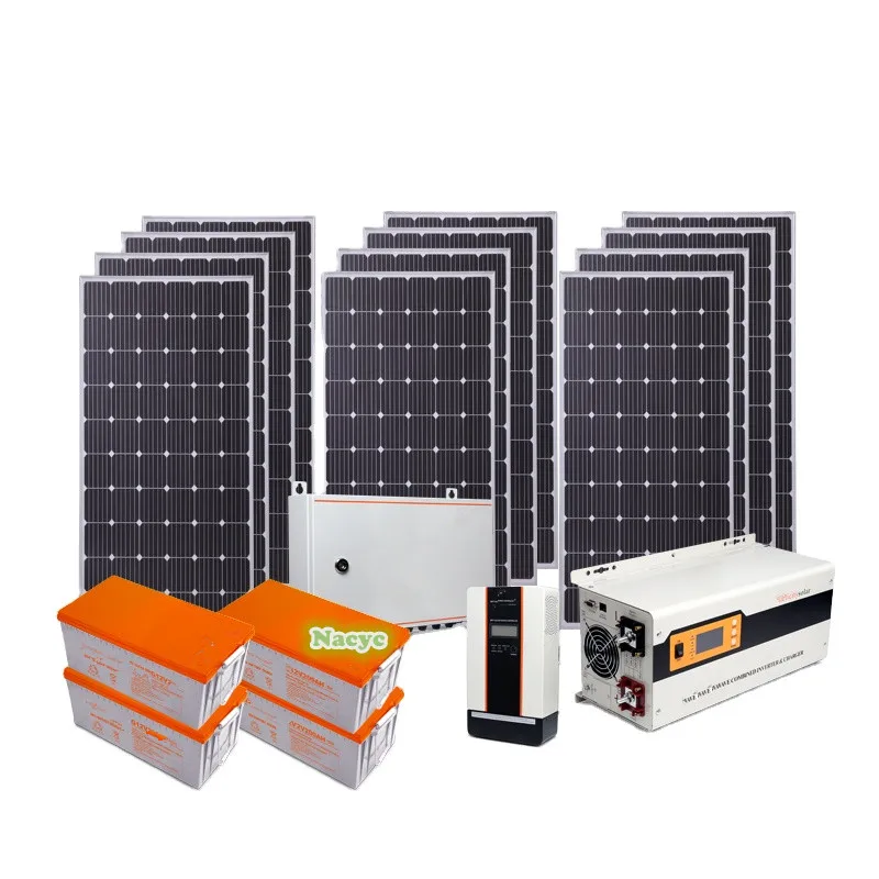 2022 Montaggio Su Pannello Solare Inverter Di Energia E Sistema Solare A Batteria 5Kw Kit Completi Per Tetto Domestico 3Kw 5Kw 10Kw Sistema X82