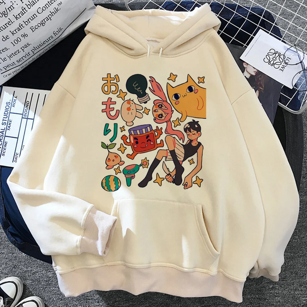 

Omori hoodies women vintage 90s clothes tracksuit female Korean style Pullover