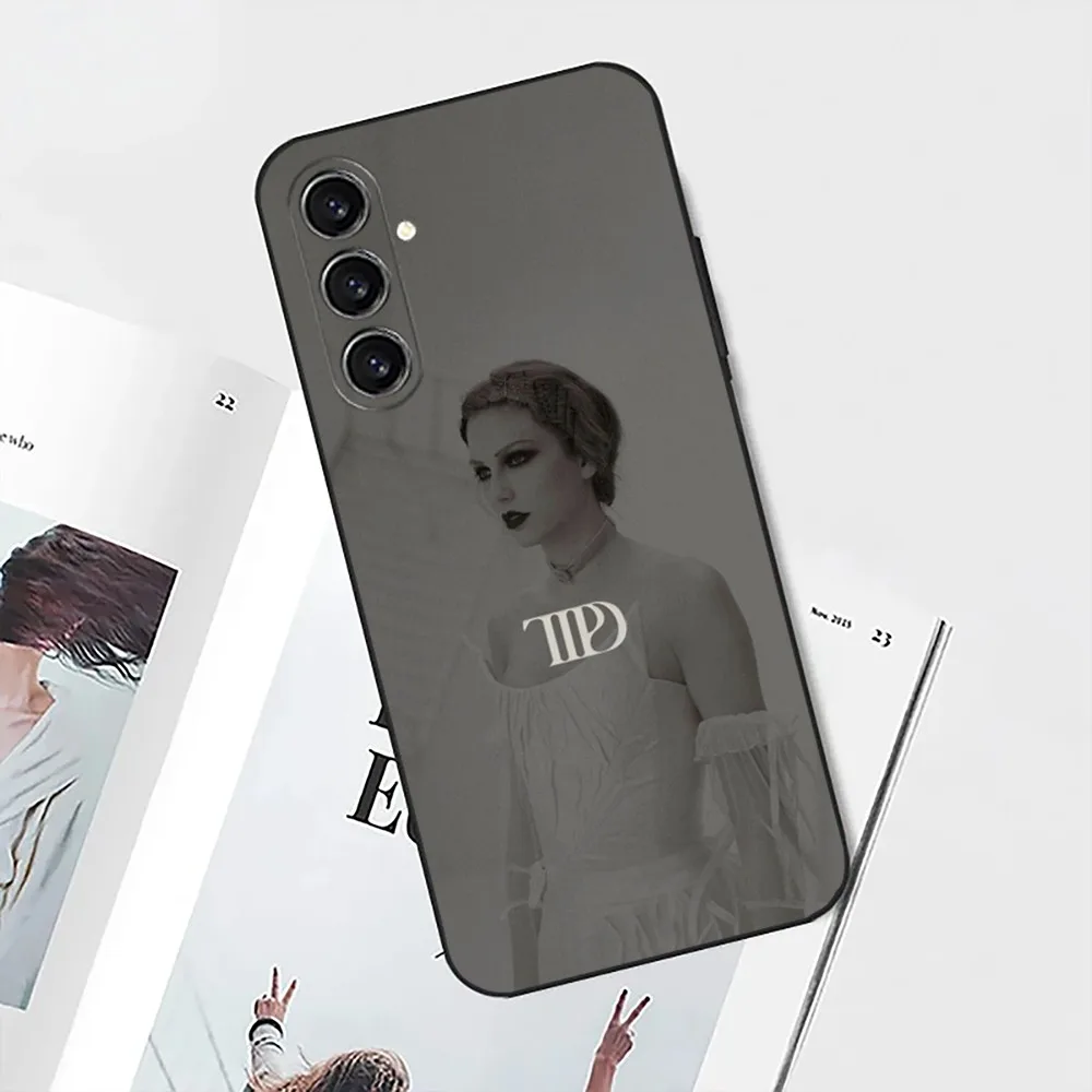 thumbnail image 1 of Funda para teléfono T-TaylorS TTPD S-SwiftS para Samsung S24,21,22,23,30,Ultra,S20,Plus,Fe,Lite,Note,10,9,5G, color negro, 1 of 5