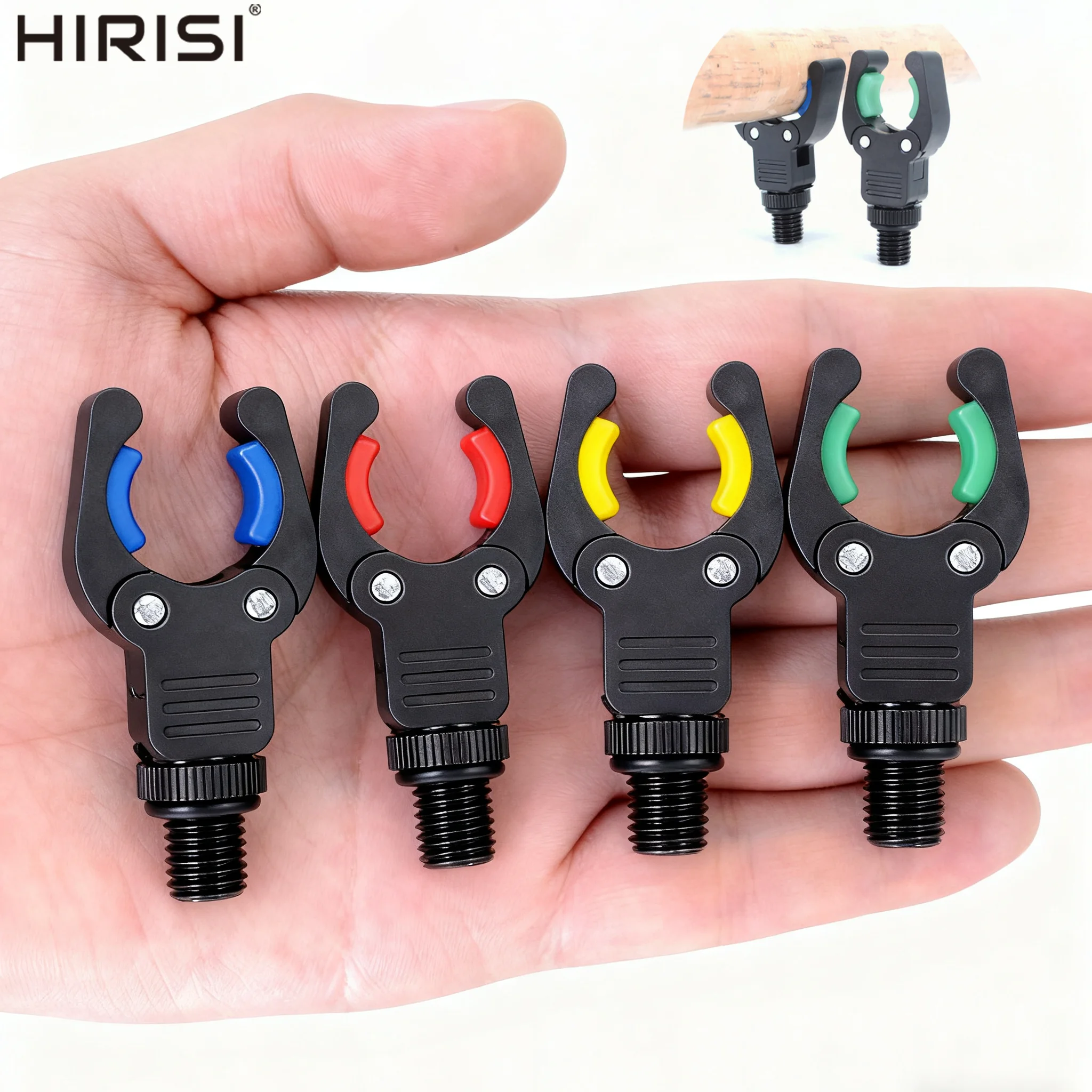 Support de tête de canne Hirisi 2 pièces - Porte-canne sécurisé pour alarmes et buzz bars