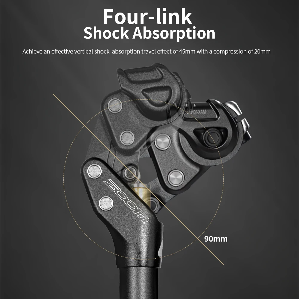 Bike Seat Post MTB Bicycle Shock Absorber Seatpost Bike Seat Post Dropper Manual Travel Height Suspension 27.2/30.9/31.6mm Bike Seat Tube bike seat post