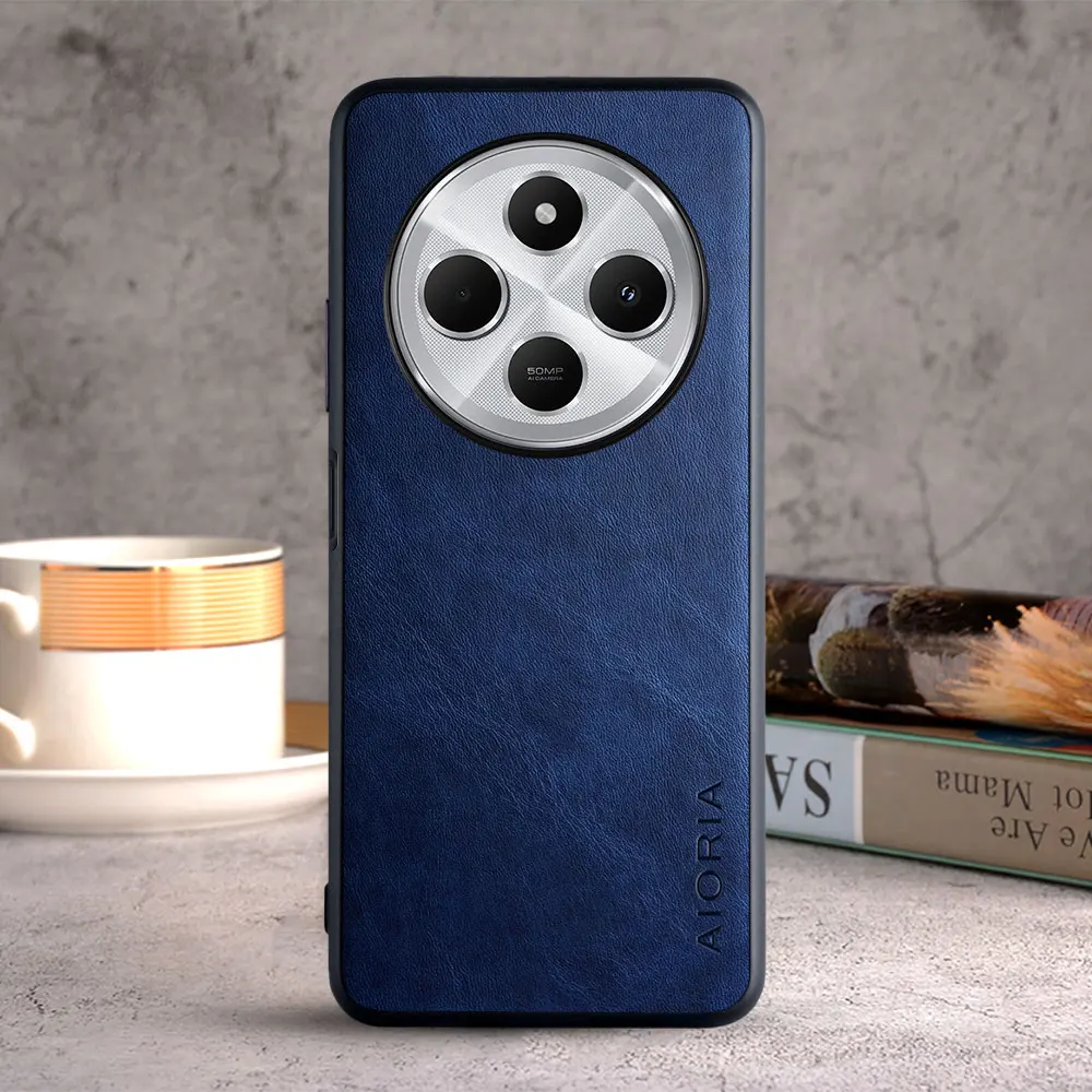 Luxury Vintage Leather Phone Case - Elegant Business Cover
