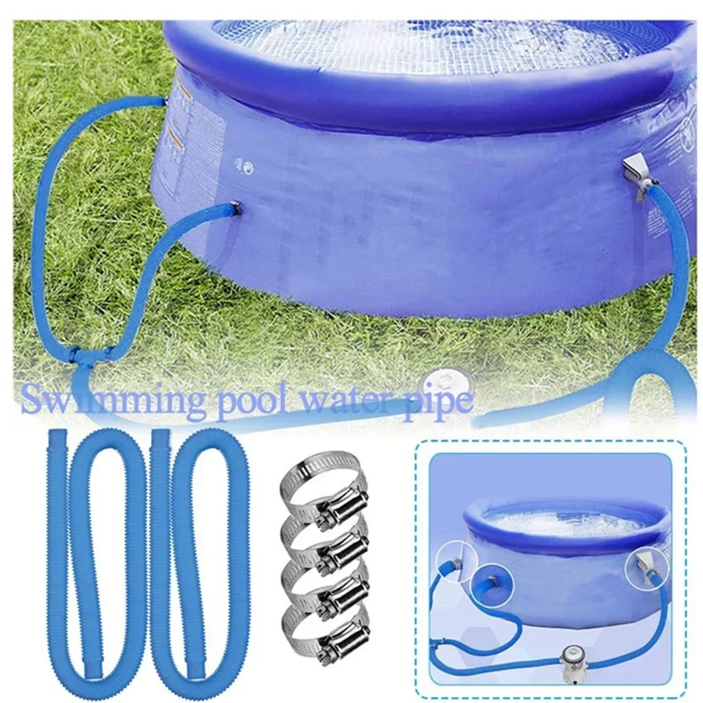 Inflatable Spa Pool Hose Replacement 2 Pcs For 300/330/530/1000 Gallon Pool Pumps