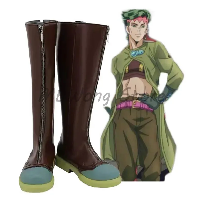 

Anime JOJO JoJo's Bizarre Adventure Rohan Kishibe Cosplay Shoes Boots Women Men Halloween Party Role Play Props