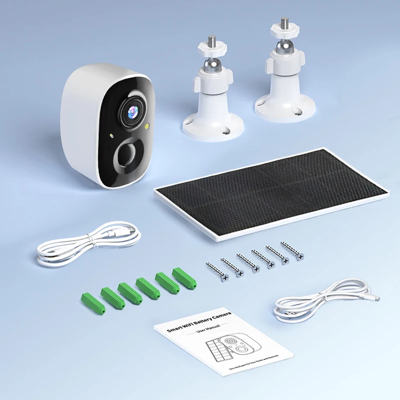 شاشة خارجية بعدسة مزدوجة عالية الوضوح تعمل بالطاقة...