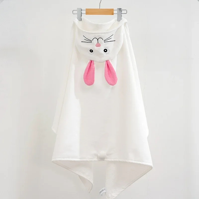 Baby Bathrobe Kids hooded towel Toddler Bath Towel for girl boy children washcloth Infant Towel soft newborn towelling robes