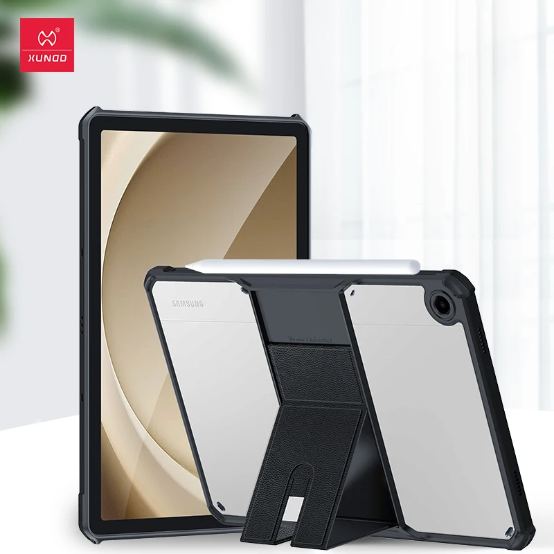 Чехол для Samsung Tab A9 Plus, прозрачная задняя крышка со встроенной технологией воздушной подушки для Galaxy A9 + Чехол-держатель для планшета Xundd