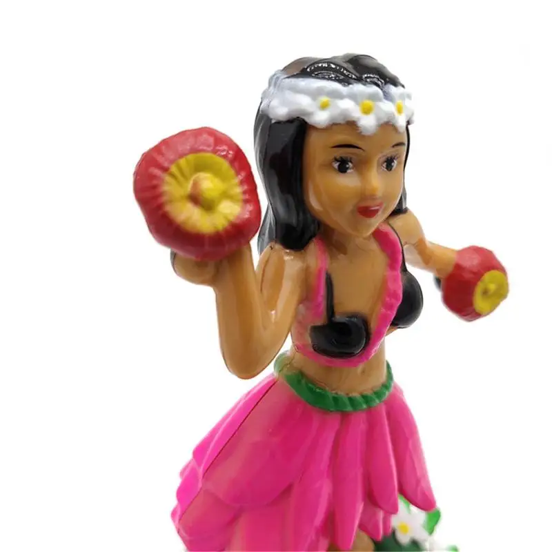 Solar Dashboard Hawaii Dancing Girl Car Dashboard Decorations Dancing Figure Toy Hawaiian HulaShaking Head Dancer Ornaments