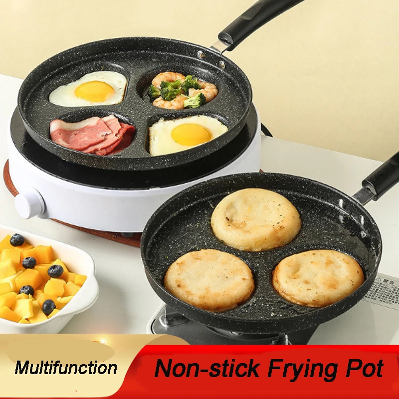 Ceramic Wok Frying Pot Pans Breakfast Maker Thickened Omelet Pan Non Stick  Egg Pancake Steak Cooking Skillet Ham Pans Cookware