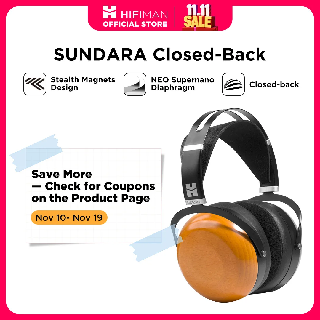 HIFIMAN SUNDARA オープンバック ヘッドホン 箱・ケーブル付属 HIFIMAN SUNDARA オープンバック ヘッドホン 箱・ケーブル付属 HIFIMAN