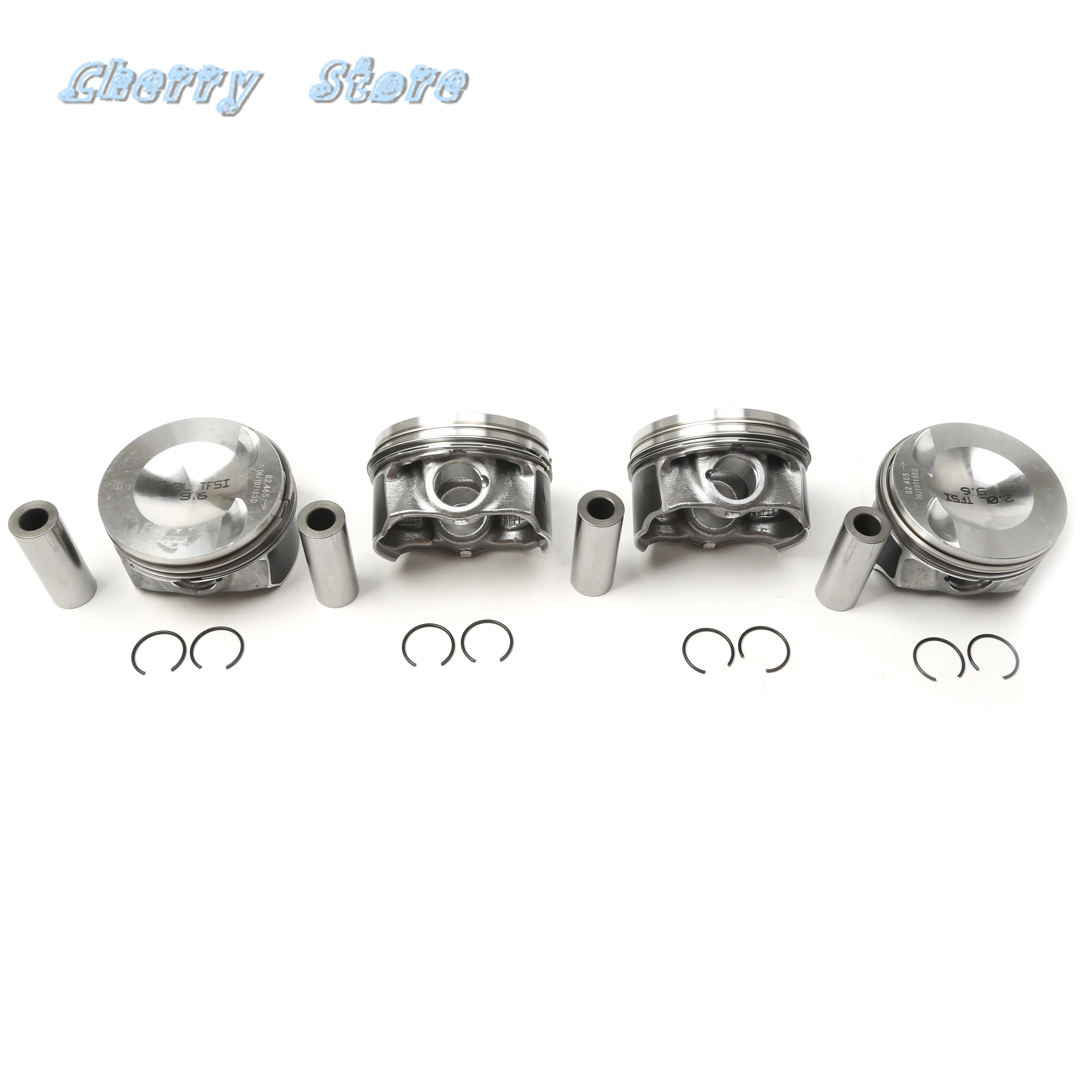 06H 107 065 AM Pistons &Rings Assembly Set 82.51mm Pin 21mm For Audi A3 A4 Q5 TT VW CC GTI EOS Passat 2.0 TFSI 06J 198 151 B