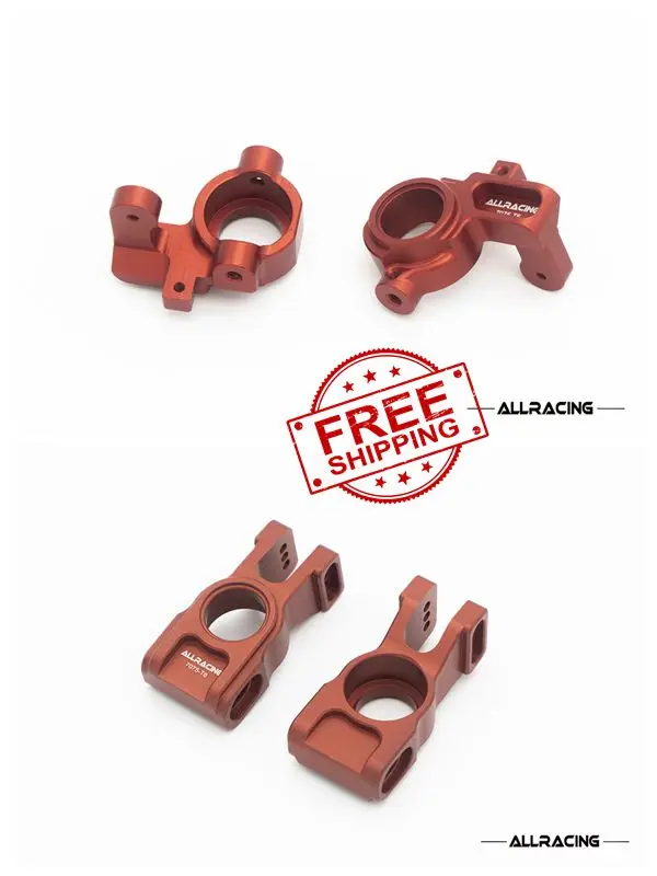 7075 Metal Alloy  Front + Rear Wheel Hub Carrier Mount Knuckle for Tekno RC eb48 et48 2.0 allracing Spare RC CAR PART