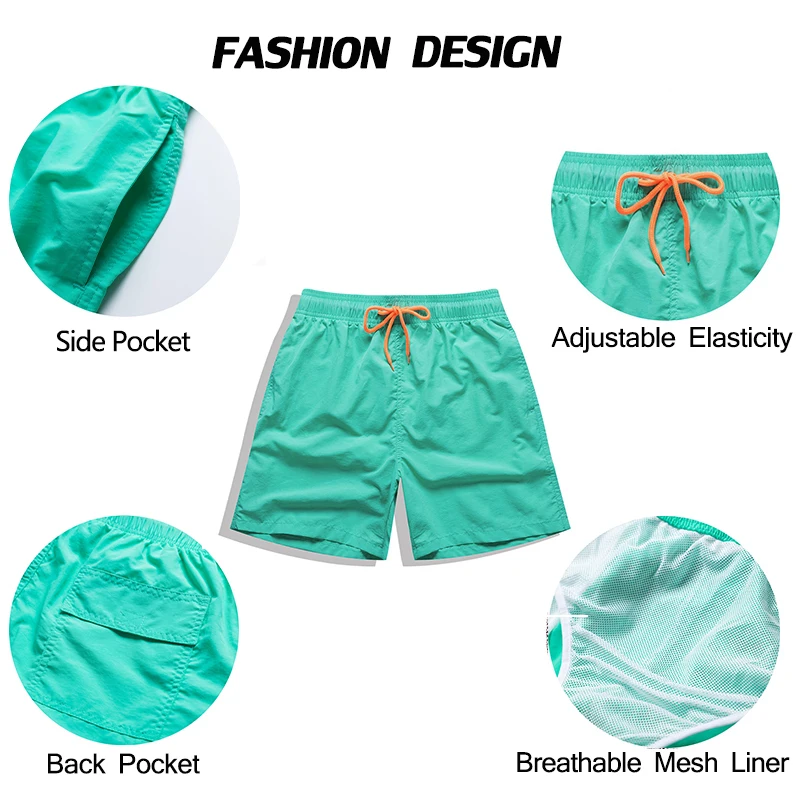 Datifer Mens Board Shorts Surf Swimwear Beach Summer Swim Pants Male Athletic Running Gym Quick Dry Swimsuit Size 4XL swim trunks,mens fitness shorts