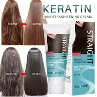 Crème de lissage des cheveux à la kératine Crème de kératine pour lisser les cheveux Kératine professionnelle pour le lissage permanent des cheveux 5