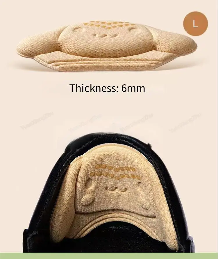 Neue Komfort Heels Aufkleber Pflege Einsätze Schuh pads Sneaker Kinder Einlegesohlen rutsch feste Füße Fersen schutz Kind Größe anpassen Kissen – Detail 9