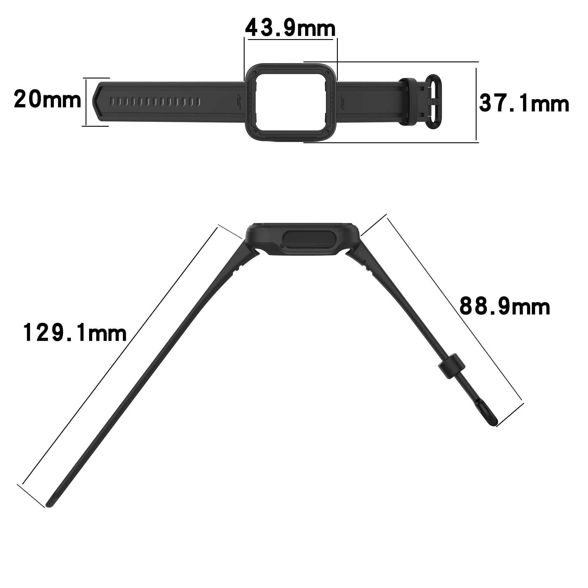 Premium Silicone Replacement Strap - Compatible with Xiaomi and Redmi Watches