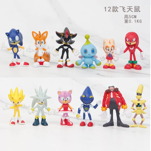 6pcs/set Super Sound Sonic Movie Game Dolls Shadow Hedgehog Pvc Figure  Model Toy Kids Birthday Gift - Action Figures - AliExpress