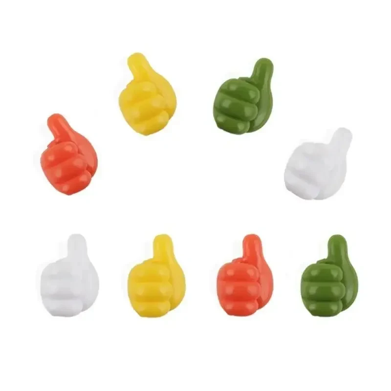2/4pcs 손 모양의 고무 홀더 안경 케이블 전원 코드 충전 라인 자체 접착 미니 후크 자동차 보관 장치 장식