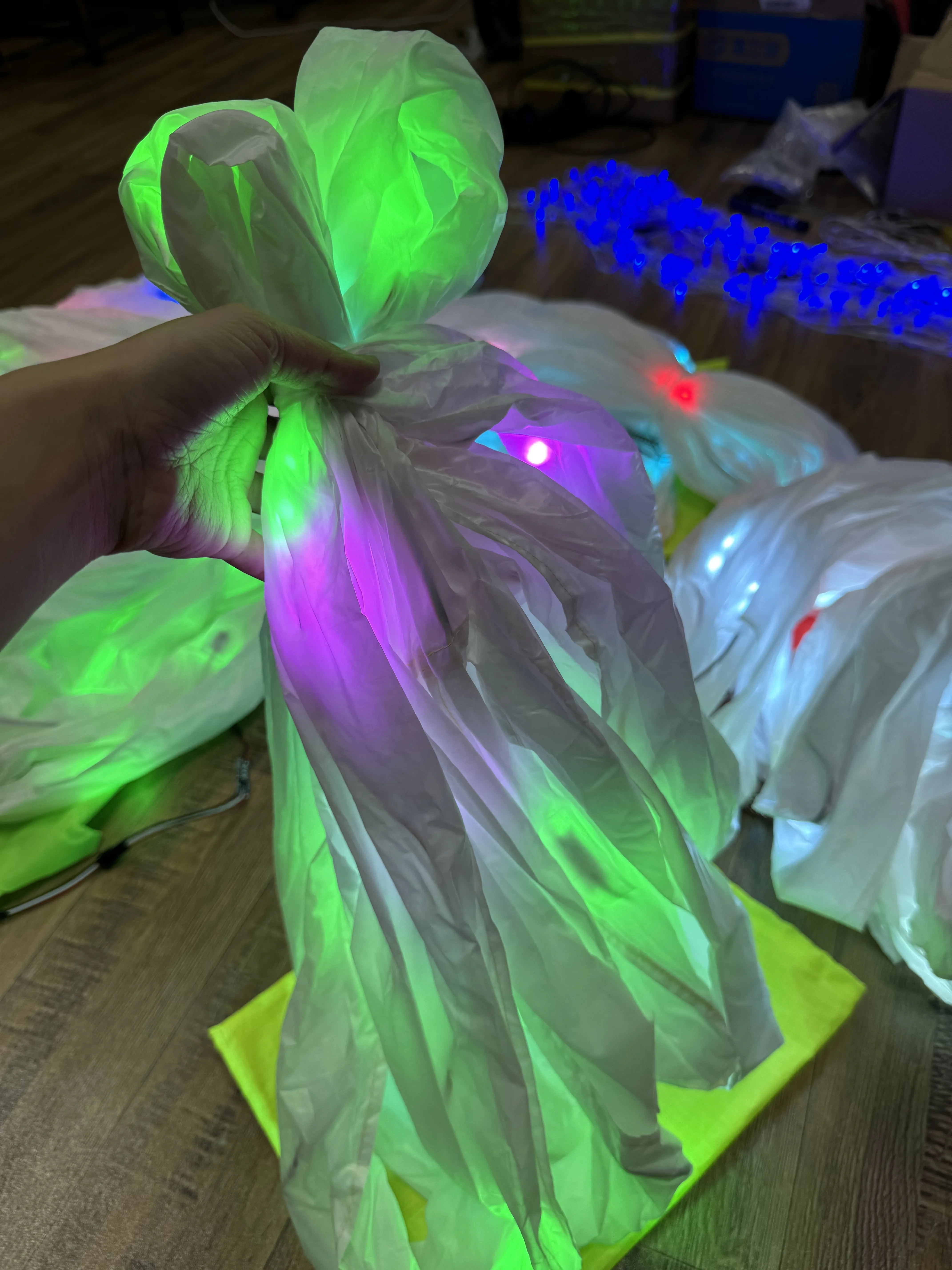 DDDZ 10m 15m 20m Schlauchleuchten für LED-Drachen für Mantaray Delta Parafoil-Drachen Große Weichdrachen mit Beleuchtung – Detail 6