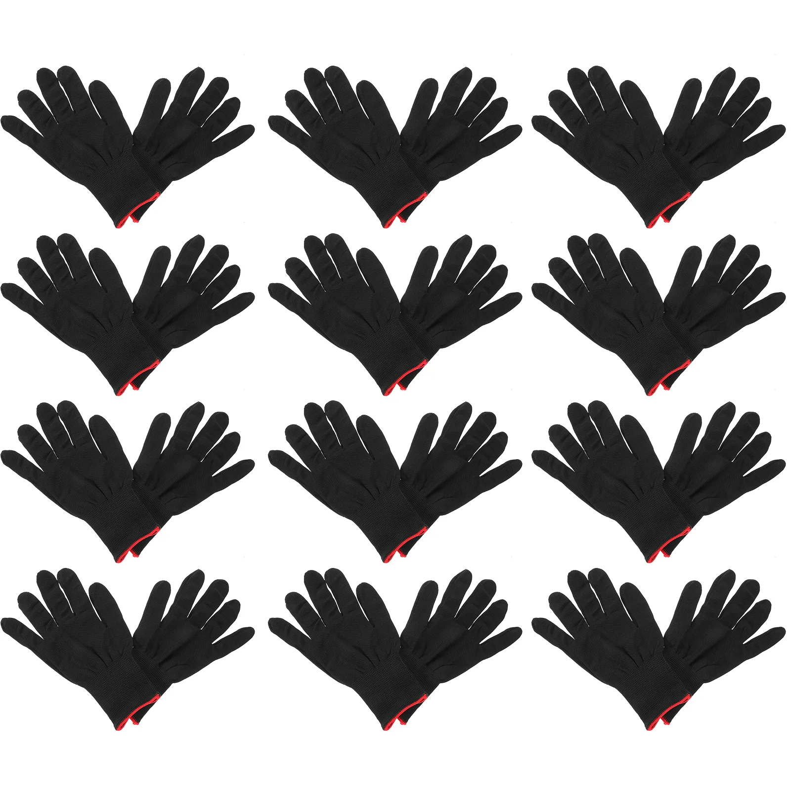 

12 Pairs Gloves Knitted Anti Static Electronic Assembly Working Knitting Protection