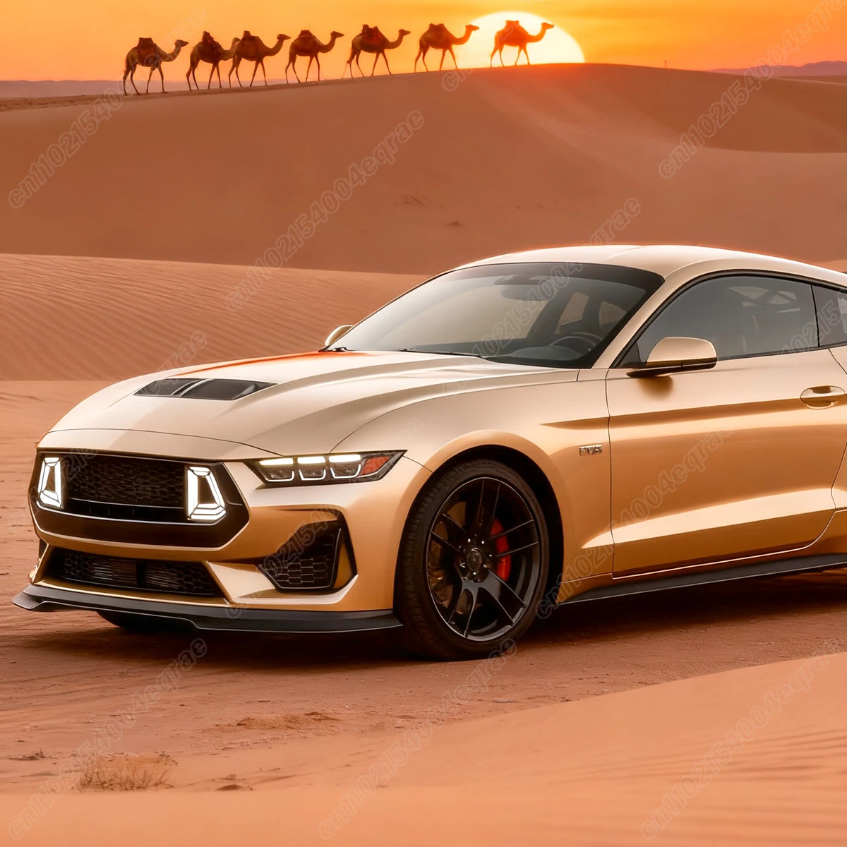 포드 머스탱 S650 GT 2024 2025 RTR 스타일 프론트 센터 로워 그릴 범퍼 그릴 바디 장식 개조 키트