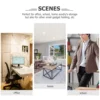Clear Acrylic Desktop Storage Shelf Foldable Design Multi Purpose Rack Bathroom Bedroom Office Locker Shelves Holder Racks Home 3