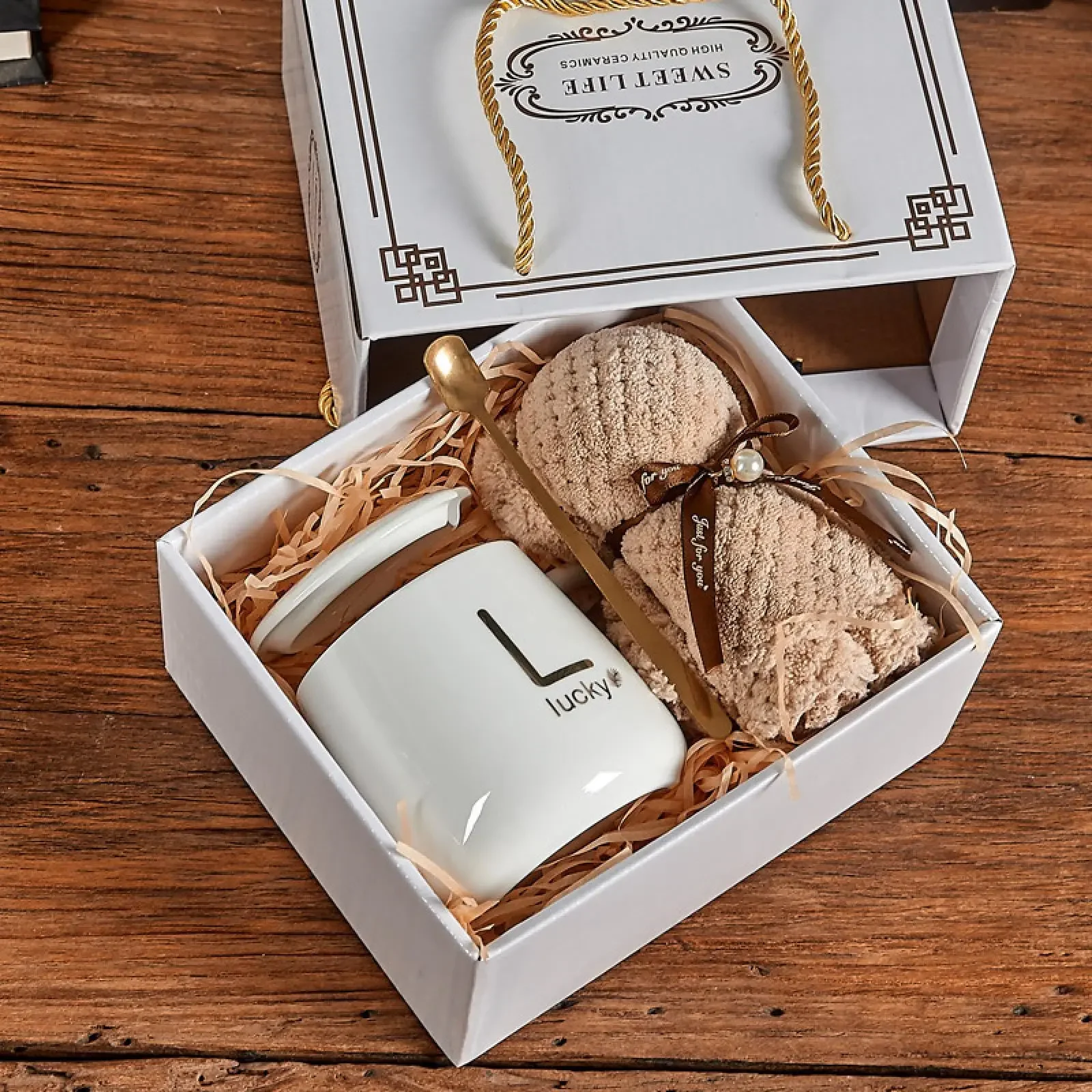 طقم فناجين قهوة سيراميك ٤ قطع هدية