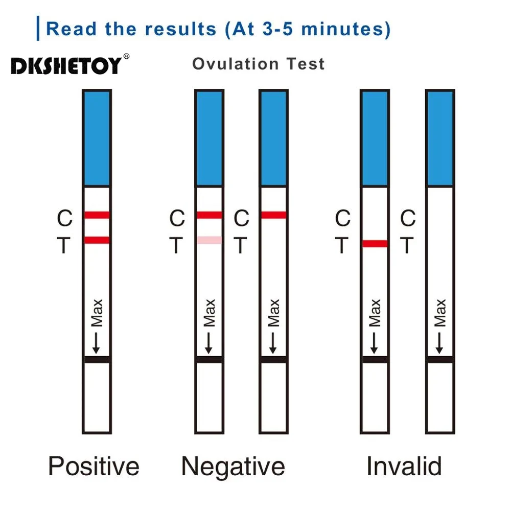 10pcs LH Tests Ovulation Urine Test Strips For Women pregnancy Rapid Ovulation Test Strips Detection adult supplies 6
