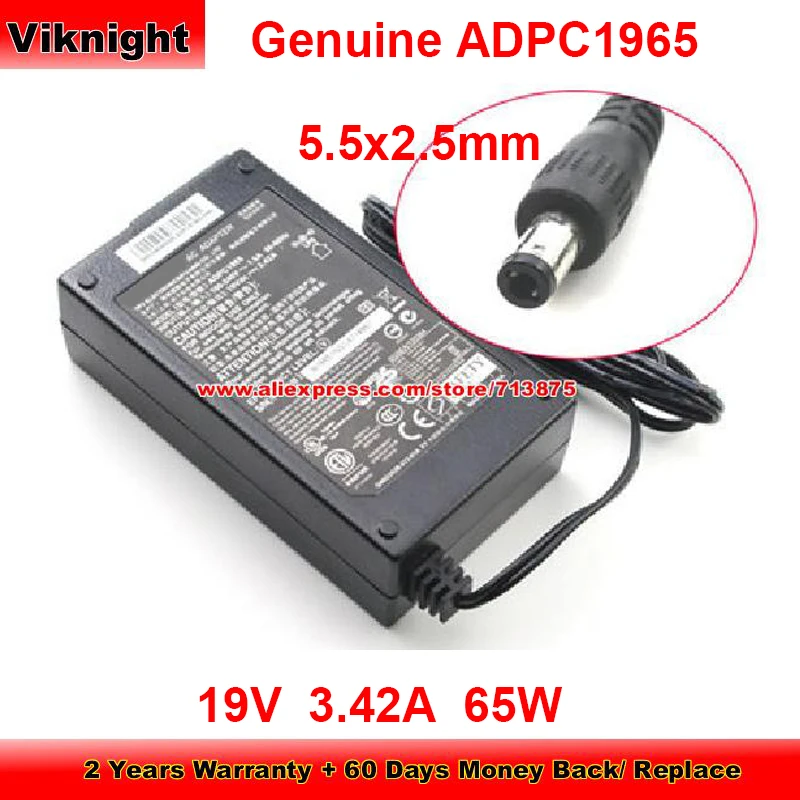 Genuine ADPC1965 AC Adapter 19V 3.42A 65W Charger for Philips S221C4A ...