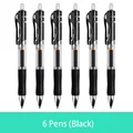 6 Black Pens
