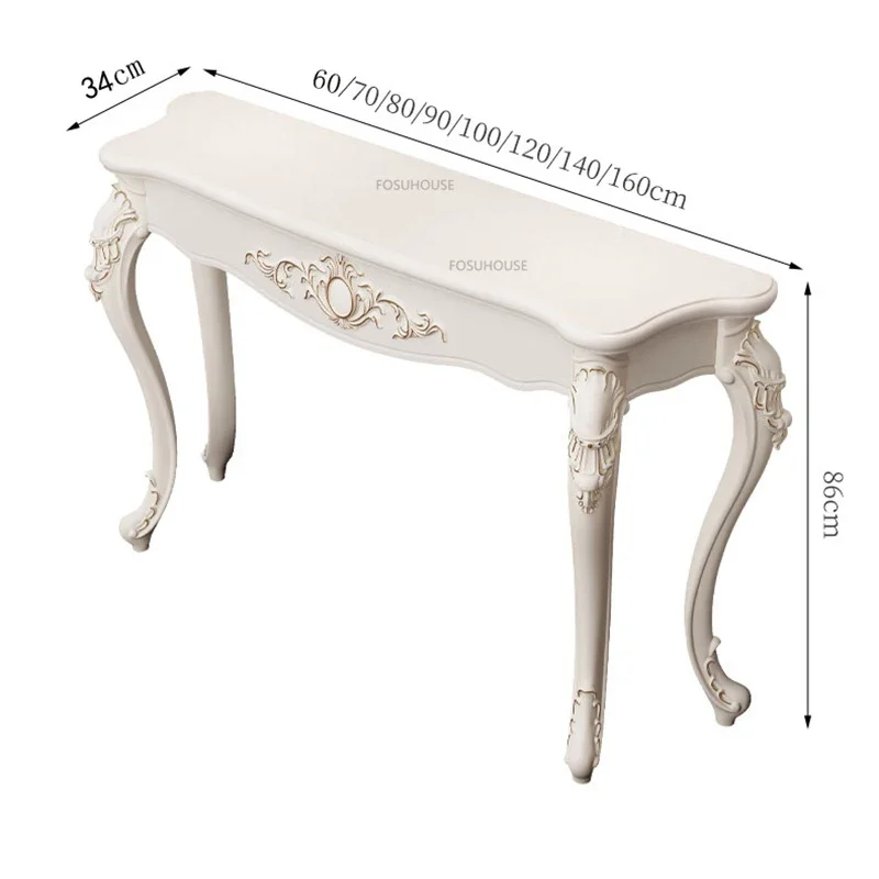 Modern Solid Wood Console Table Living Room Furniture Against The Wall Consol Entrance Table Home Corridor Decoration