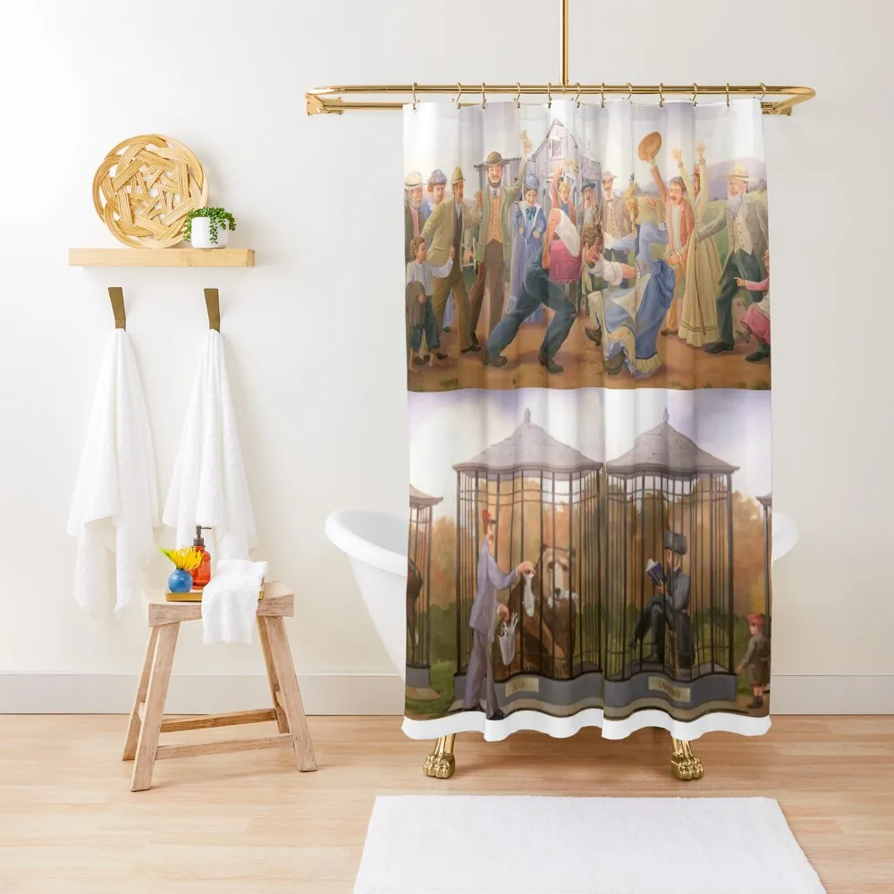 

Pawnee - Offensive MuralsShower Curtain Waterproof Shower And Anti-Mold Anime Shower Shower For Bathroom Curtain