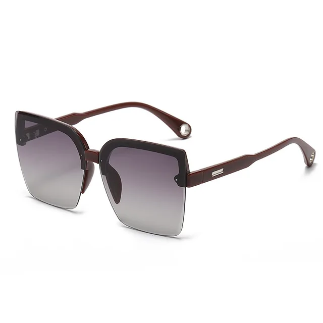 2023 Új Divat Túlméretezett Napszemüveg Férfiak És Nők Rimless Square Szemüvegek Luxusmárka Design Uv400 Női Árnyalatok - Image 5