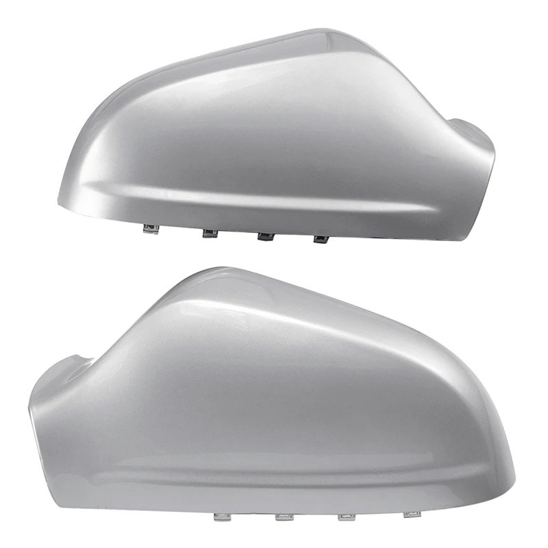 2PCS Car Rearview Mirror Cover Reversing Rear View Mirror Cap Shell For Opel Astra H 2004-2009