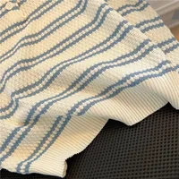 Nouveau T-shirt en tricot rayé à manches courtes pour femme 2026 – Haut ajusté pour femme – Vêtements féminins Ropa Mujer 6