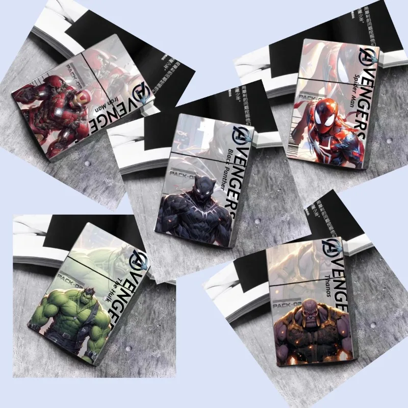 

Marvel Spider-Man PVC Cigarette Case Anime Action Figure Cartoon Storage Box Kid Toy Anime Merchandise Decoration Birthday Gifts