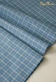 Yarn dye blue plaid