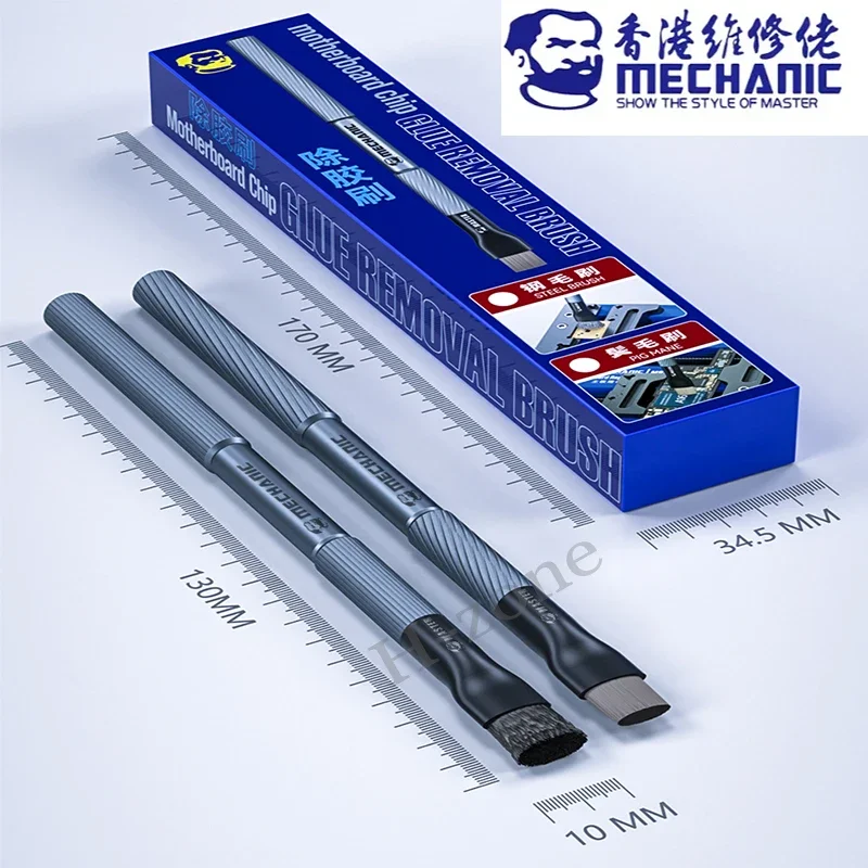 Mechanical  Motherboard IC Debonding Brush Steel Brush IC Pad Cleaning, Glue Removal Tin Removal, Polishing Brush Tools 2