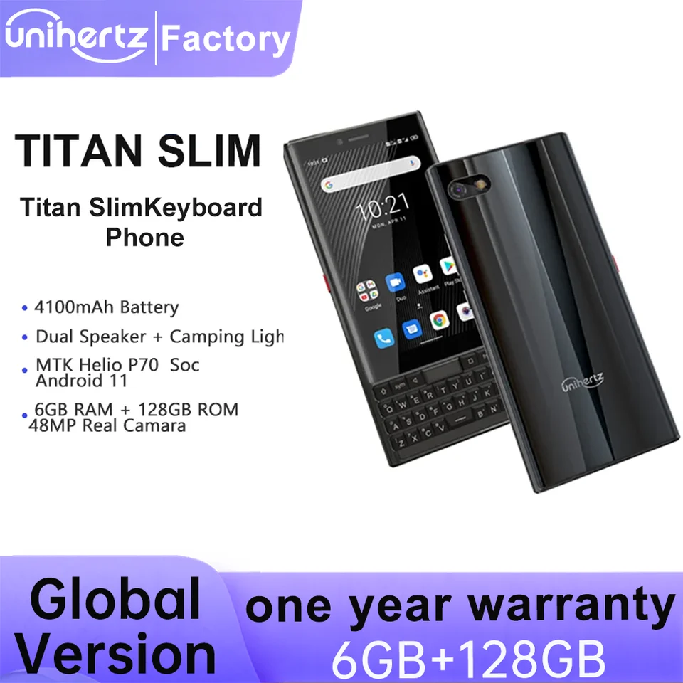 スマートフォン本体 Unihertz titan slim 256GB Unihertz Titan Slim - The New Sleek QWERTY Smartphone