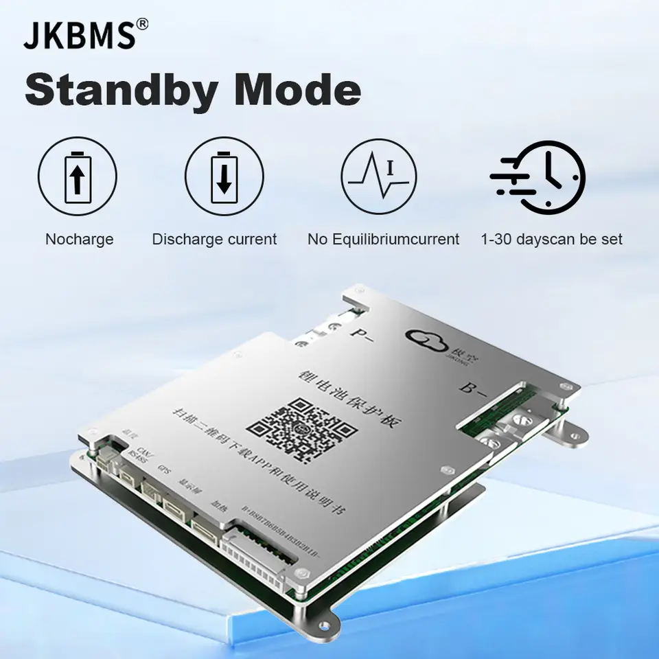 JK SAMRT BMS 4S 5S 6S 7S 8S 12V 24V BATTERY WITH 2A ACTIVE BALANCE HEAT FUNCTION ON SALE image 2