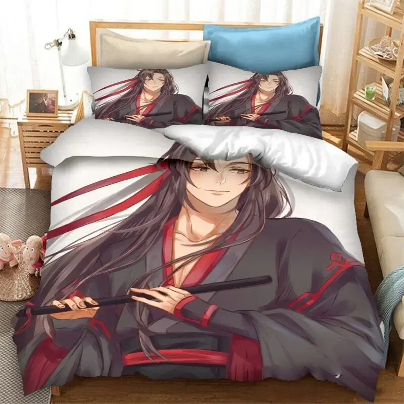 Grandmaster of Demonic Cultivation Mo Dao Zu Shi Bedding Set Boys Adults Kid Duvet Cover Bed Cover Single Queen King Double 4