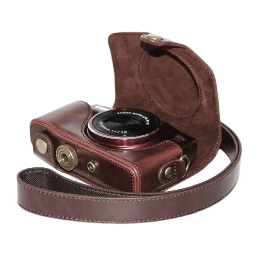 Custodia Per Fotocamera Per Fotocamera Canon Powershot Sx700 Sx710 Hs Con Tracolla